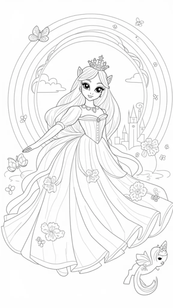 my little pony coloring pages princess